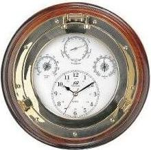 Image du produit Plastimo Météorologue Laiton-teck: Baro, horloge