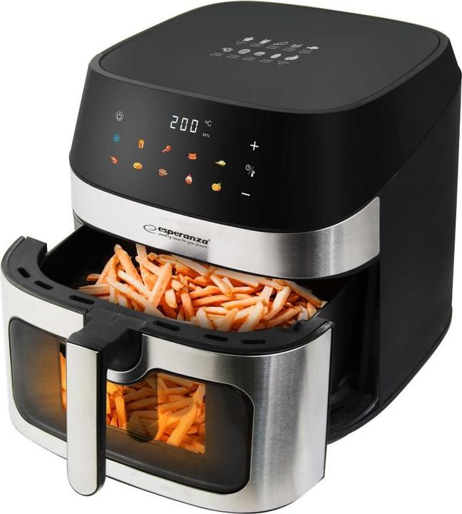 Produktbild Esperanza EKA005 Fettfreie Friteuse 8L 1600W Inox