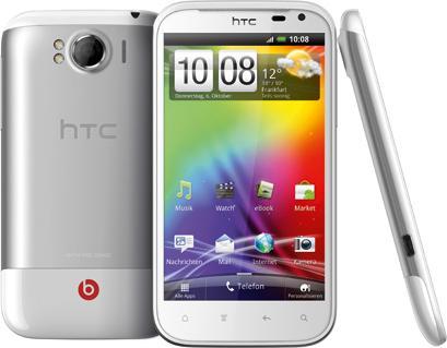 HTC Sensation XL - White (16 GB, 4.70", 5 Mpx, 3G)
