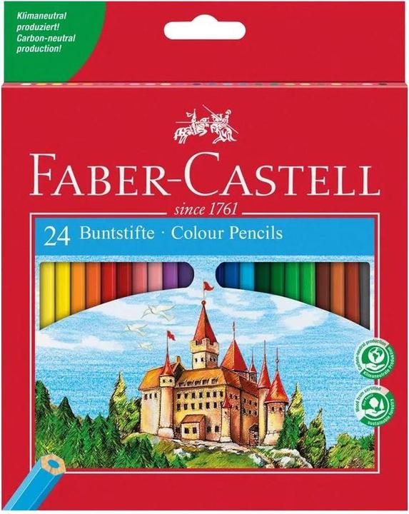 Faber-Castell Farbstifte Classic (Mehrfarbig, 24 x)