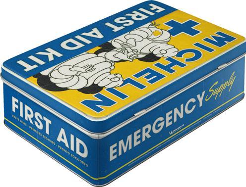 Produktbild Nostalgic-Art Merchandising Nostalgic Art Medikamentenbox Michelin Blau/Gelb, Breite: 23 cm, Höhe: 16