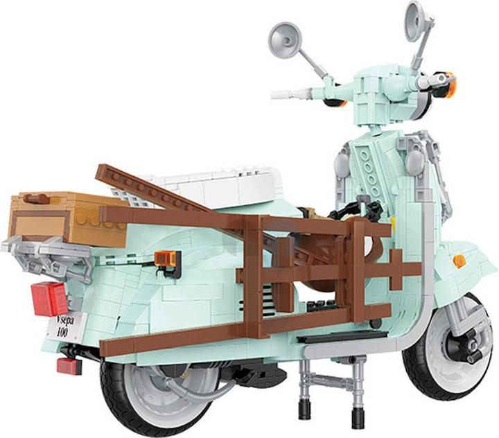 Actual product image Balody 21063 - Vespa Blue (1078 pieces)