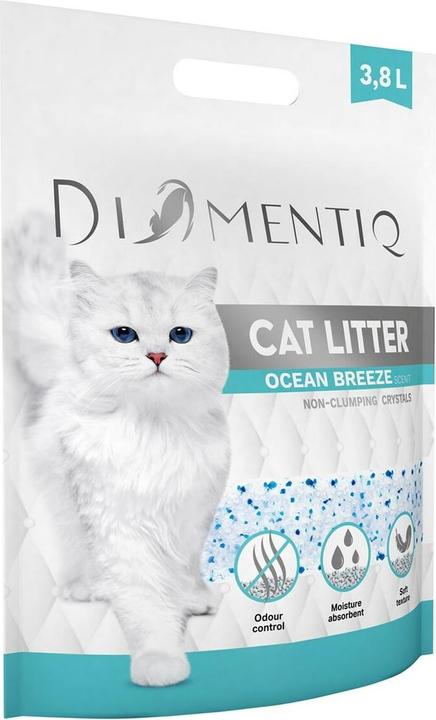 Actual product image Diamentiq Ocean Breeze - Cat litter - 3 8 l (1.50 kg)