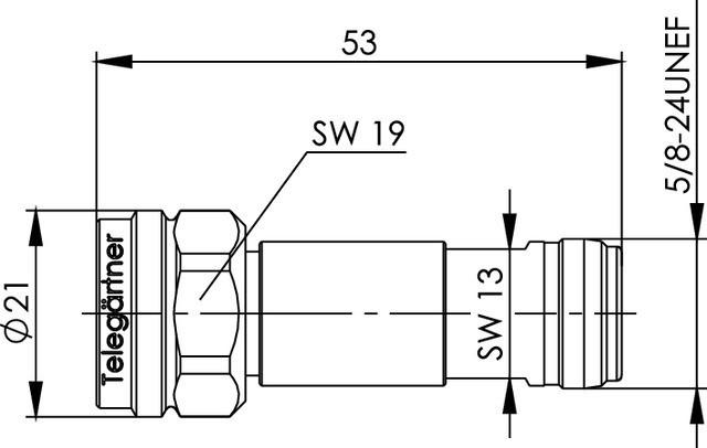 Produktbild Telegärtner Dämpfungsglied J01026A0019 1 St. (J01026A0019)