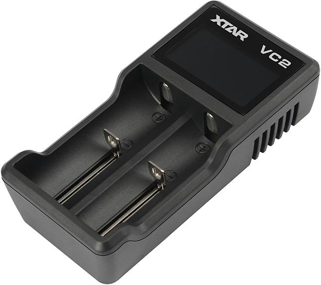 Immagine prodotto Xtar VC2 Caricatore Micro USB, Li-Ion, 2 slot, display LCD (1 pz., AAA, Batteria + Caricabatterie)