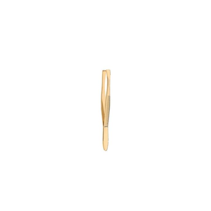 Actual product image Cosmetic Tweezers Simple Gold 1090