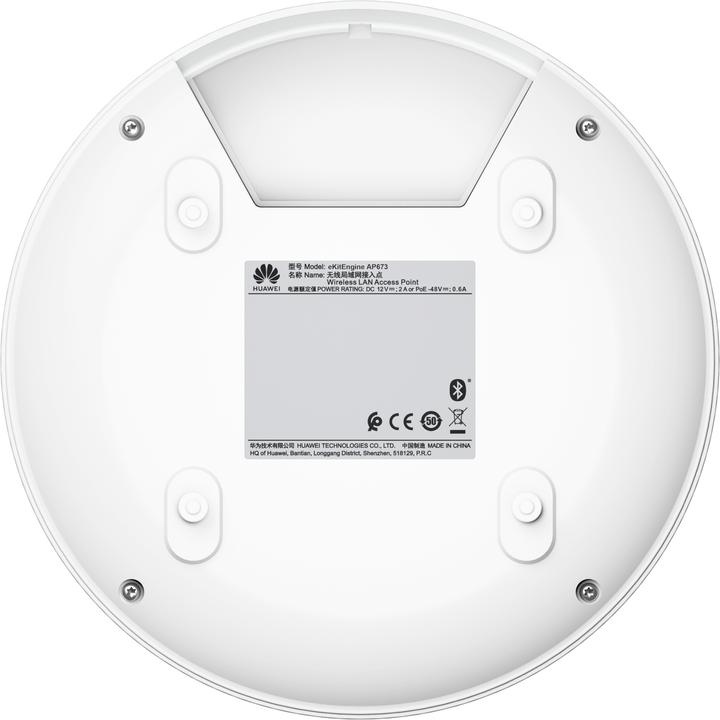 Actual product image Huawei Wireless LAN Equipment AP673 AP673 11be indoor 2+2+4 tri bands smart antenna USB BLE AP673 RJ