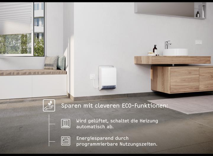 Actual product image Stiebel Eltron Fan heater CK 20 trend LCD, 2kW for 25m², TÜV tested, LC display (2000 W)
