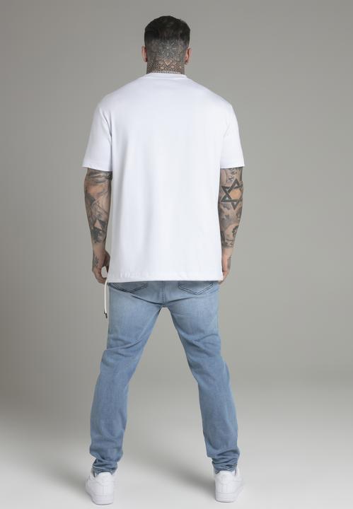 Immagine prodotto Siksilk Maglietta oversize di colore bianco (M)