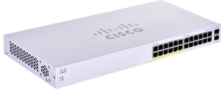 Actual product image Cisco PoE Switch CBS110-24PP-EU 24 Port (24 Ports)