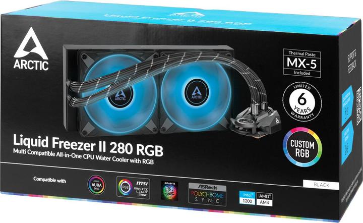 Actual product image Arctic Liquid Freezer II-280 RGB Black