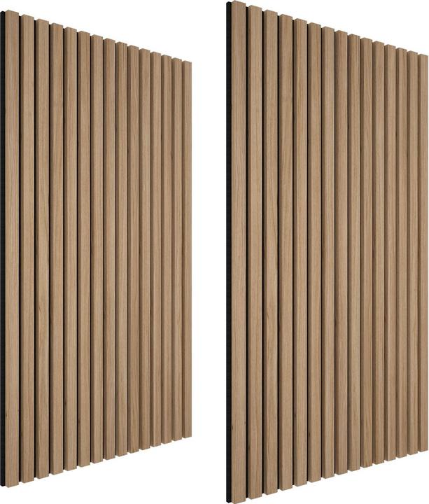 Produktbild tectake 2er Set Akustikpaneele Sonic Wall Holzoptik (2 Stk.)