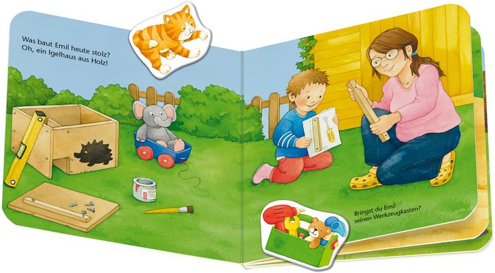 Produktbild Ravensburger ministeps: Mein erstes Magnetbuch: Wer baut was? Bei mir zu Hause (Deutsch)