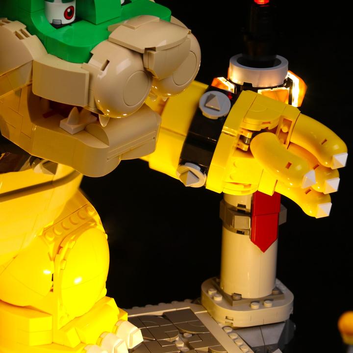 Actual product image BrickBling LED Licht Set für LEGO Super Mario: The Mighty Bowser (71411) inkl. Fernbedienung