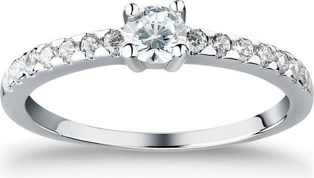 La Petite Story Charming silver ring with zircons Silver LPS03AWV090 - Circuit: 58 mm (58, 925 Silber)