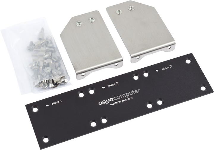 Actual product image Aqua Computer Mounting bracket for poweradjust 2 USB, aluminum black anodized