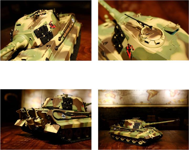Actual product image Es-toys Heng Long RC Tank Dt King Tiger (RTR Ready-to-Run)
