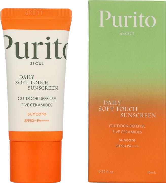 Actual product image Purito SEOUL - Daily Soft Touch Sunscreen (Suntan cream, SPF 50, 15 ml)
