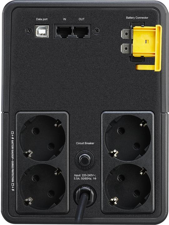 Image du produit APC BX1200MI-GR Alimentation sans interruption (ASI) Line-Interactive 1200 VA 650 W 4 sorties AC (1.20 VA, 650 W, Line-interactive Onduleur)