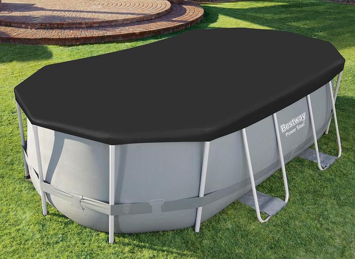 Actual product image Bestway Oval Pool Cover for 4.27 m x 2.50 m Above Ground Pools