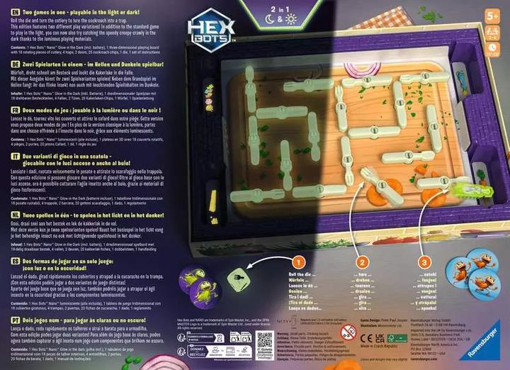 Actual product image Ravensburger La Cucaracha Glow in the Dark (Multilingual)