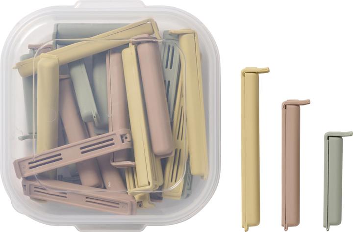 Actual product image Schou Bag clips 24 pieces with box (1 x)