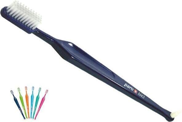 Actual product image Paro Toothbrush M43 medium 4-row with Interspace (Medium, 1 x)