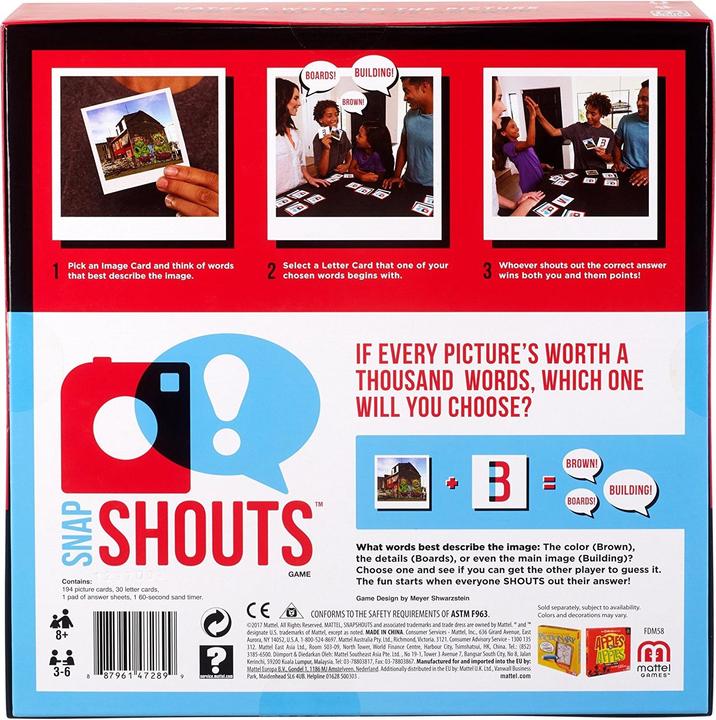 Image du produit Mattel Games Jeu de chasse aux mots (Allemand, Italien, Français, Anglais)