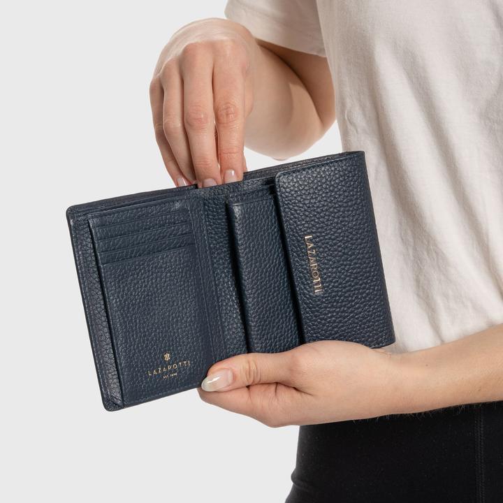 Actual product image Lazarotti Bologna Leather wallet leather 12 cm