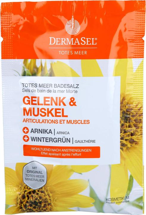 Actual product image DermaSel Badekristall Gesundheitsbad - GELENK & MUSKEL (Bath pearls)