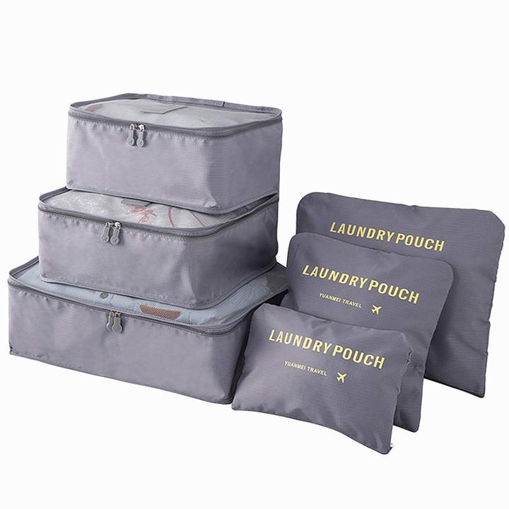 JTI Organizer-Set für Reisetaschen - Grau