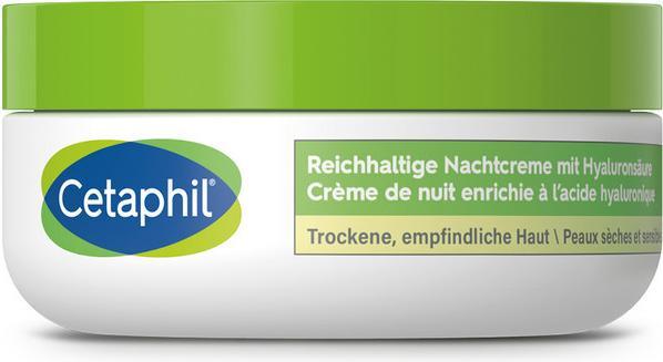 Cetaphil Daily Essentials Reichhalt Nachtcreme mit Hyaluronsäure (48 ml, Nachtcreme)
