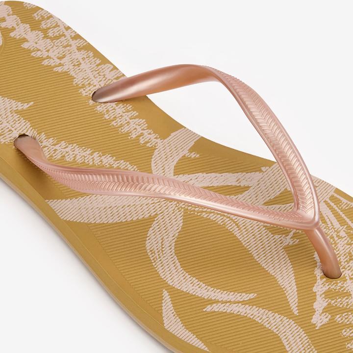 Actual product image Olaian Women's thong sandals 500 Nata beige (41, 42)