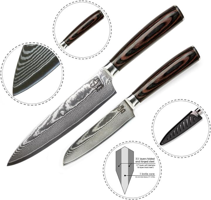 Produktbild Zeuß Damastmesser (20 cm)