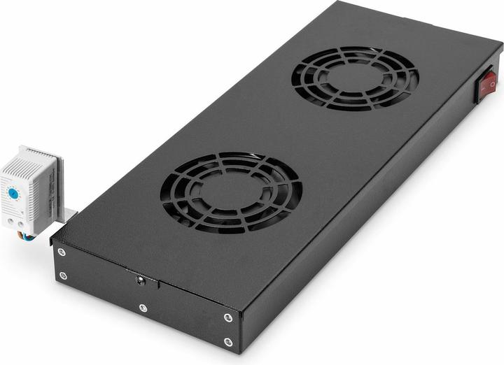 Actual product image Digitus Plug-in fan, 2 fans, SW