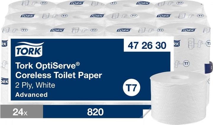 Produktbild Tork Toilettenpapier 2-lagig 24 Rollen weiss (24 x)