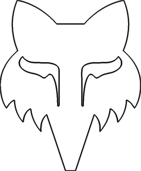 Image du produit Fox STICKER 23 F-HEAD 4" - DIE CUT VINYL