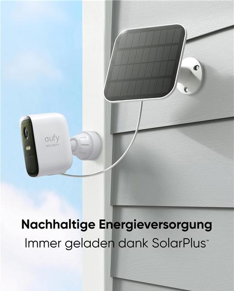 Productafbeelding eufy eufyCam S210 (eufyCam 2C) Set met 2 camera's incl. HomeBase S380 Solar (1920 x 1080 Pixels)