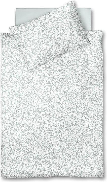 Produktbild Fleuresse Tencel Bettwäsche DREAM DELUXE 70x90cm/140x200cm Weiss/Bleu (Bettwäsche Set, 140)