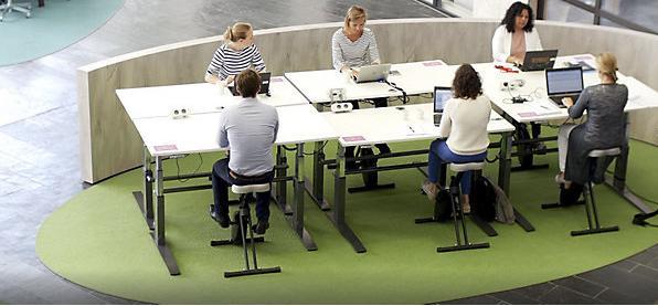 Produktbild Deskbike Desk Bike, weiss, weisser Rahmen gross