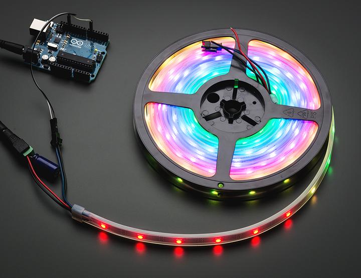 Actual product image OEM NeoPixel Digital RGB LED Weatherproof Strip