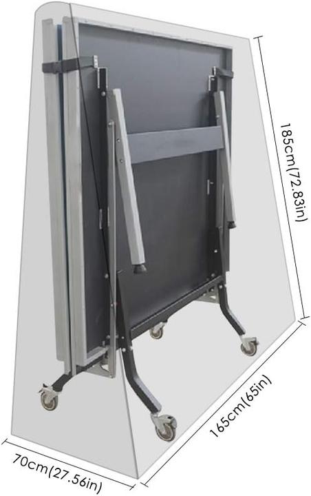 Immagine prodotto Gurkkst Wasserdichte Tischtennisplatten Abdeckung (185 × 70 × 165 cm)