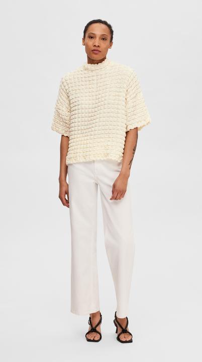 Immagine prodotto Selected Femme Top con struttura e maniche corte (XL)