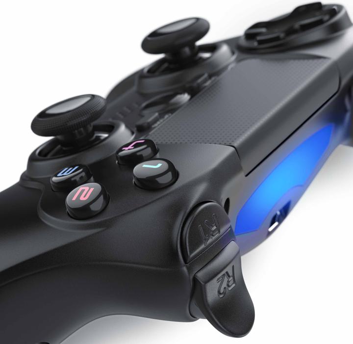 Actual product image CSL Gaming Controller, Wireless Gamepad for PS4 Touchpad, 3.5 mm AUX, Dual Vibration (PS4, PS4 Pro)