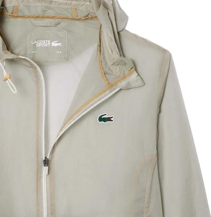 Actual product image Lacoste Mens Lightweight Water Repellent Sport Jacket (S)