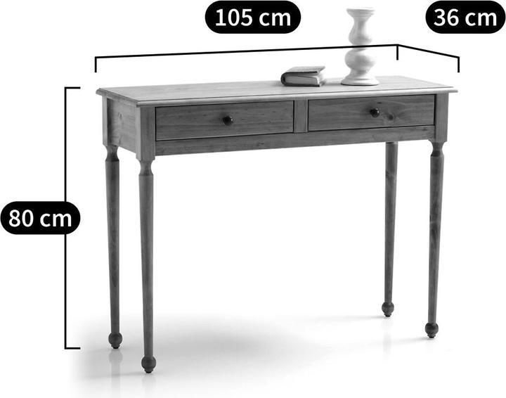 Produktbild La Redoute Interieurs Authentic Style (105 x 36 x 80 cm)