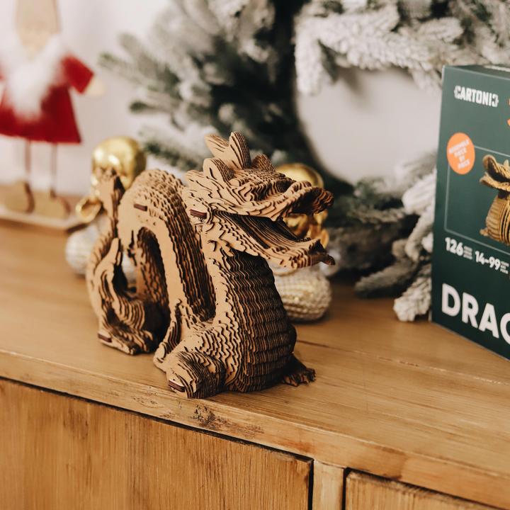 Produktbild Cartonic Chinesischer Drache - 3D Modell aus Karton