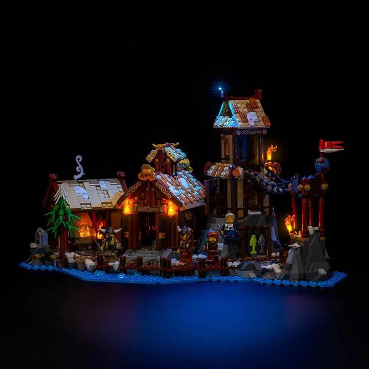 Produktbild Light my bricks LED Licht Set für LEGO® 21343 Wikingerdorf
