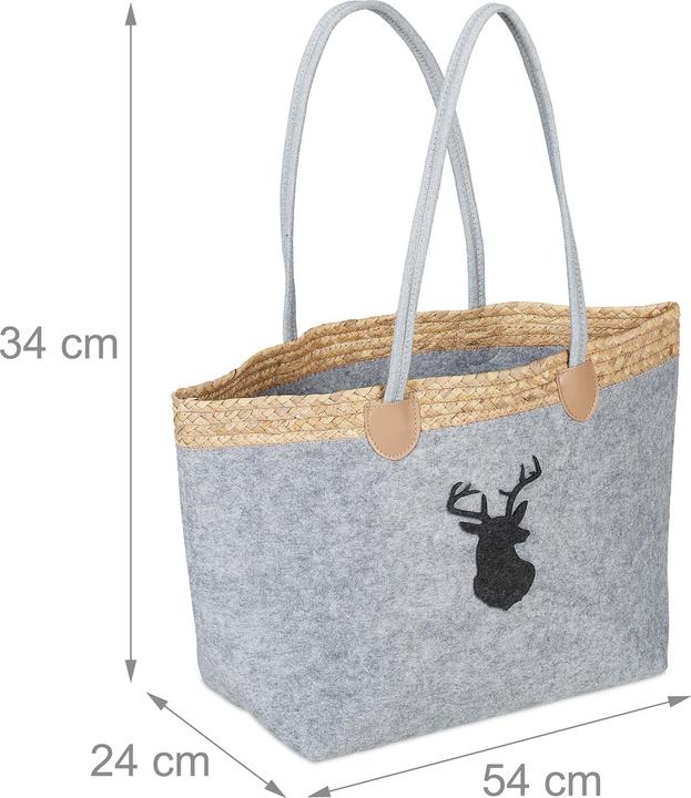 Immagine prodotto Relaxdays Borsa in feltro