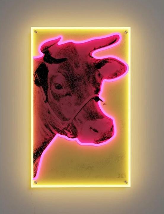 Actual product image YellowPop Andy Warhol Cow (60x37cm) (60 x 37 cm)